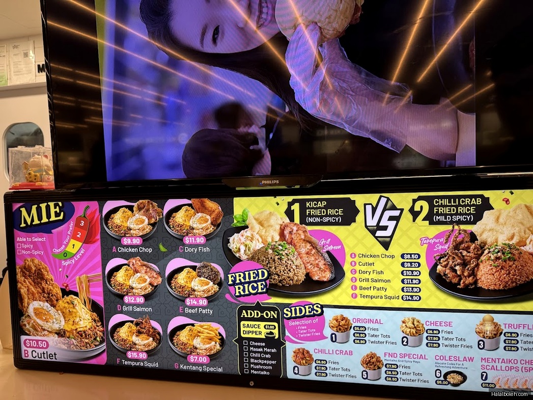 Flips N Dips at Paya Lebar Square - Menu