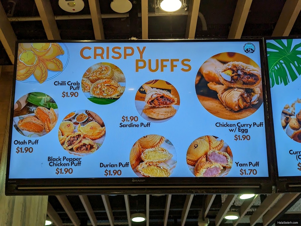 1A Heritage - menu