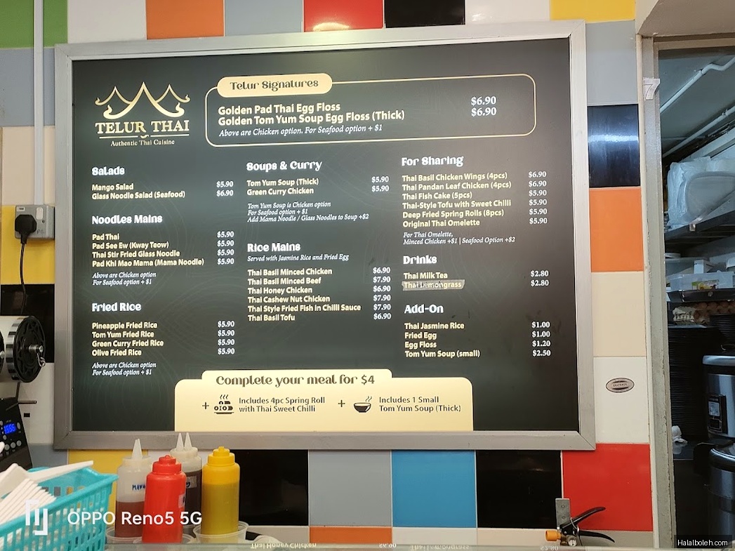 Cantine Foodcourt - menu