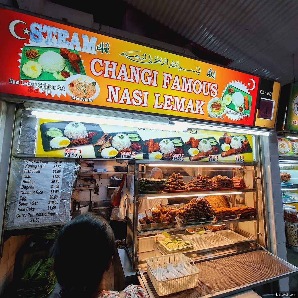 Changi Famous Nasi Lemak - menu