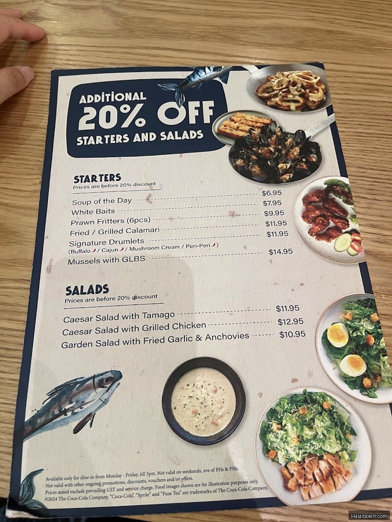 Fish & Co - menu