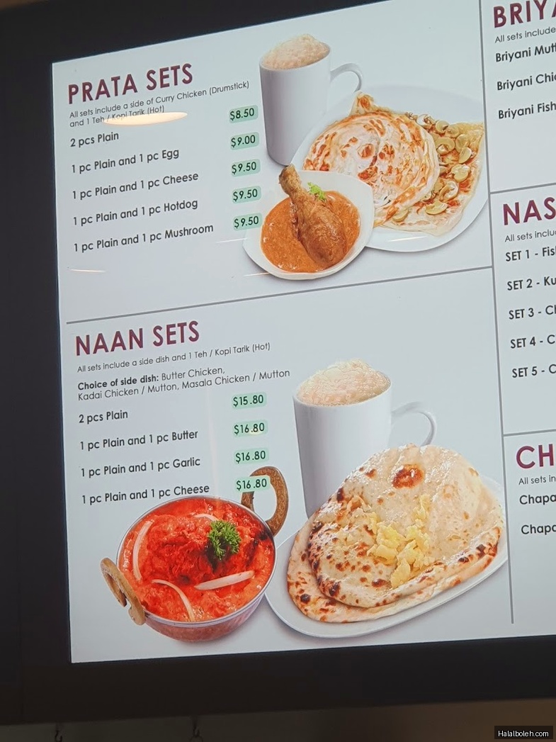 Mr Teh Tarik Express - menu