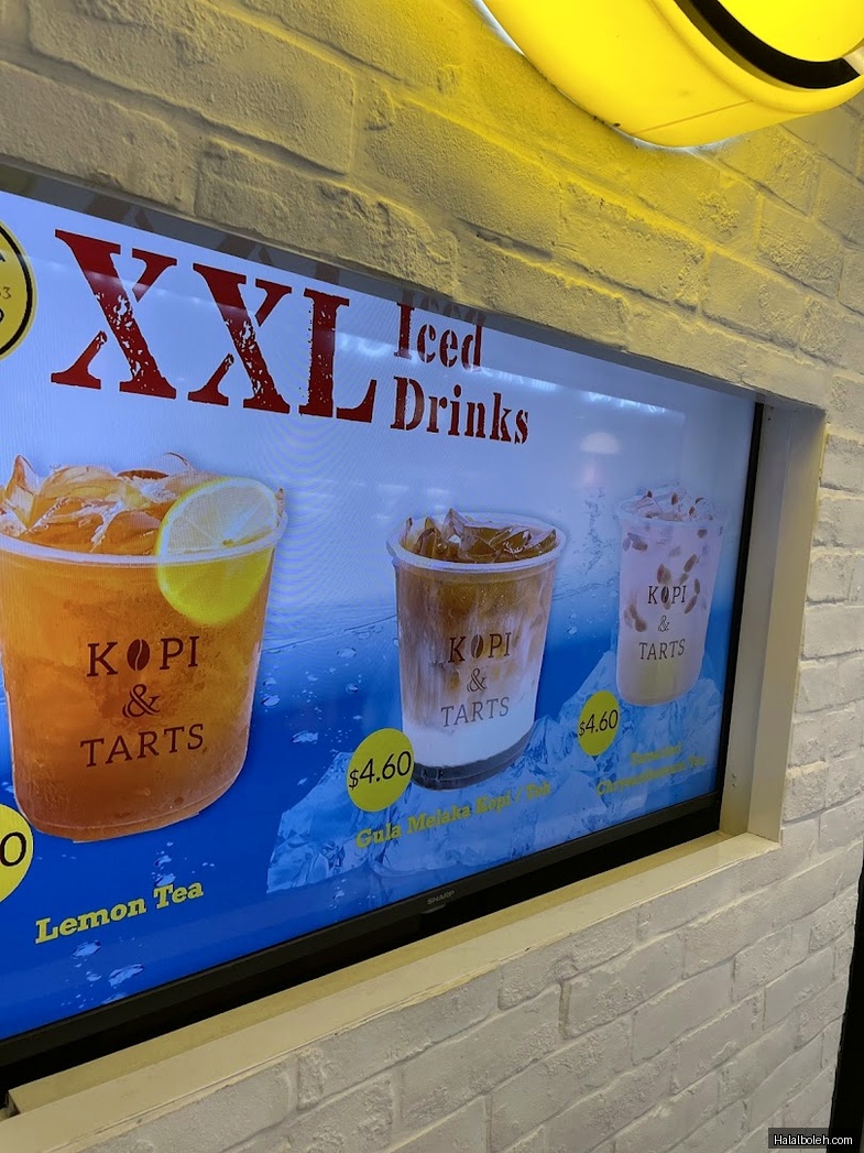 Kopi & Tarts - menu