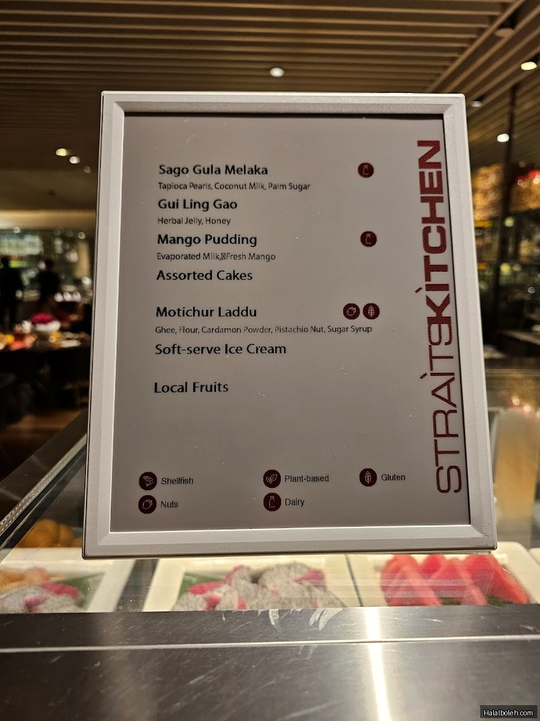 Straits Kitchen - menu