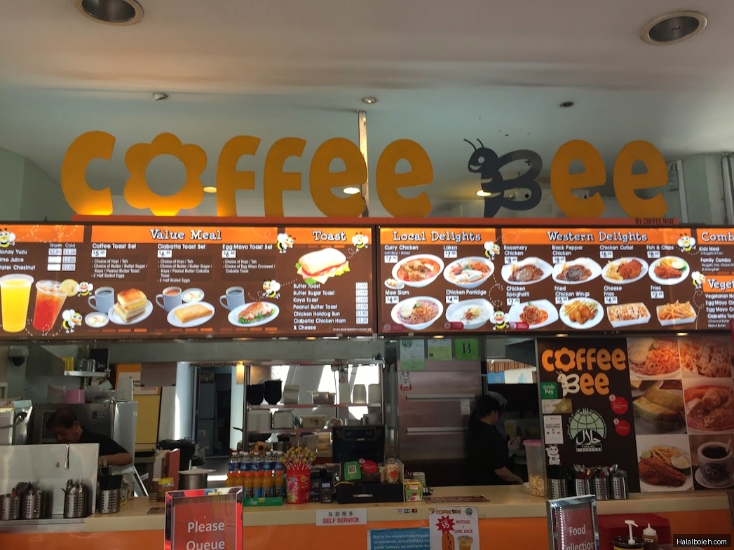 Coffee Bee at Singapore Science Centre - Menu