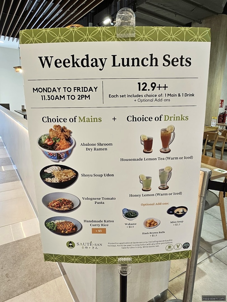 Flavours by Saute - menu