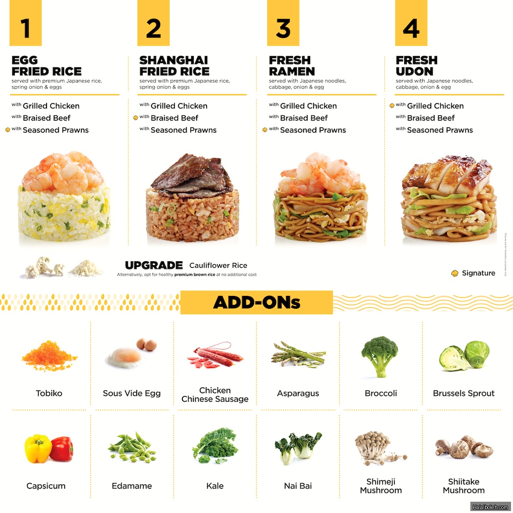 Wok Hey - menu
