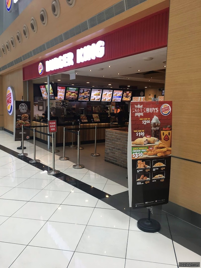 Burger King - menu