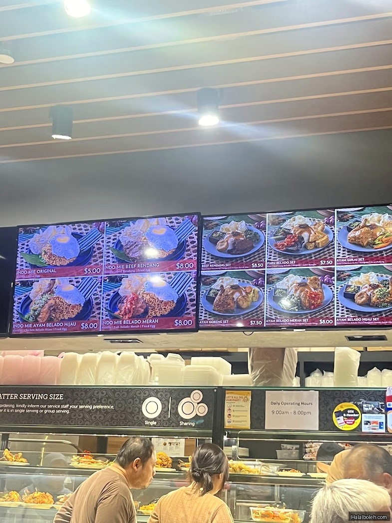 Rumah Makan Minang - menu