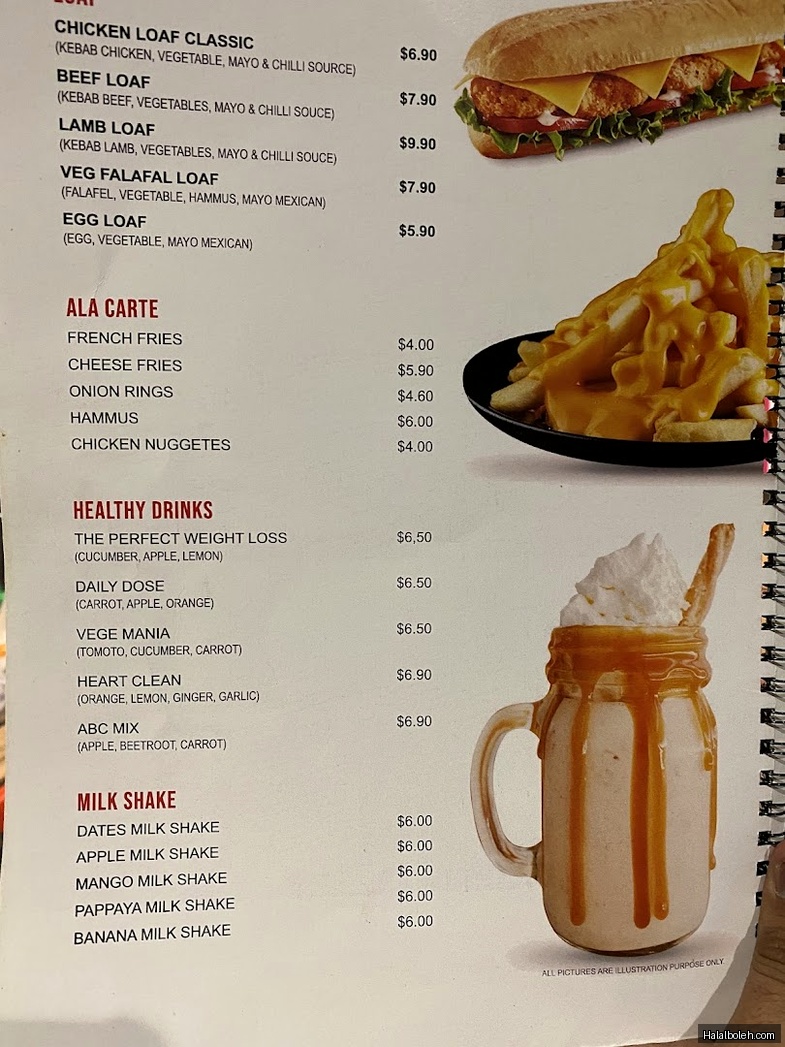 Deliz Cafe - menu