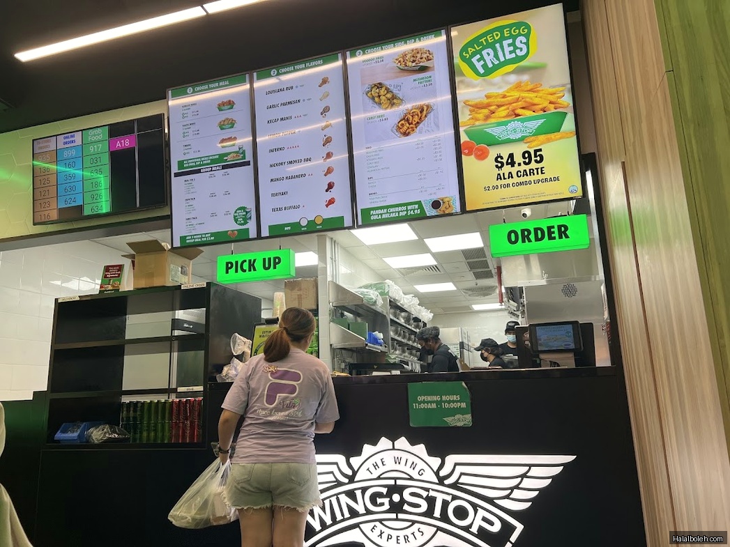 Wingstop - menu