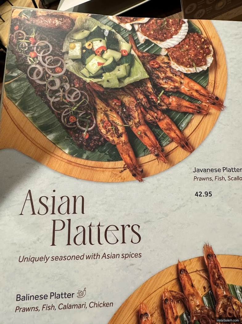 Coast & Roast - menu