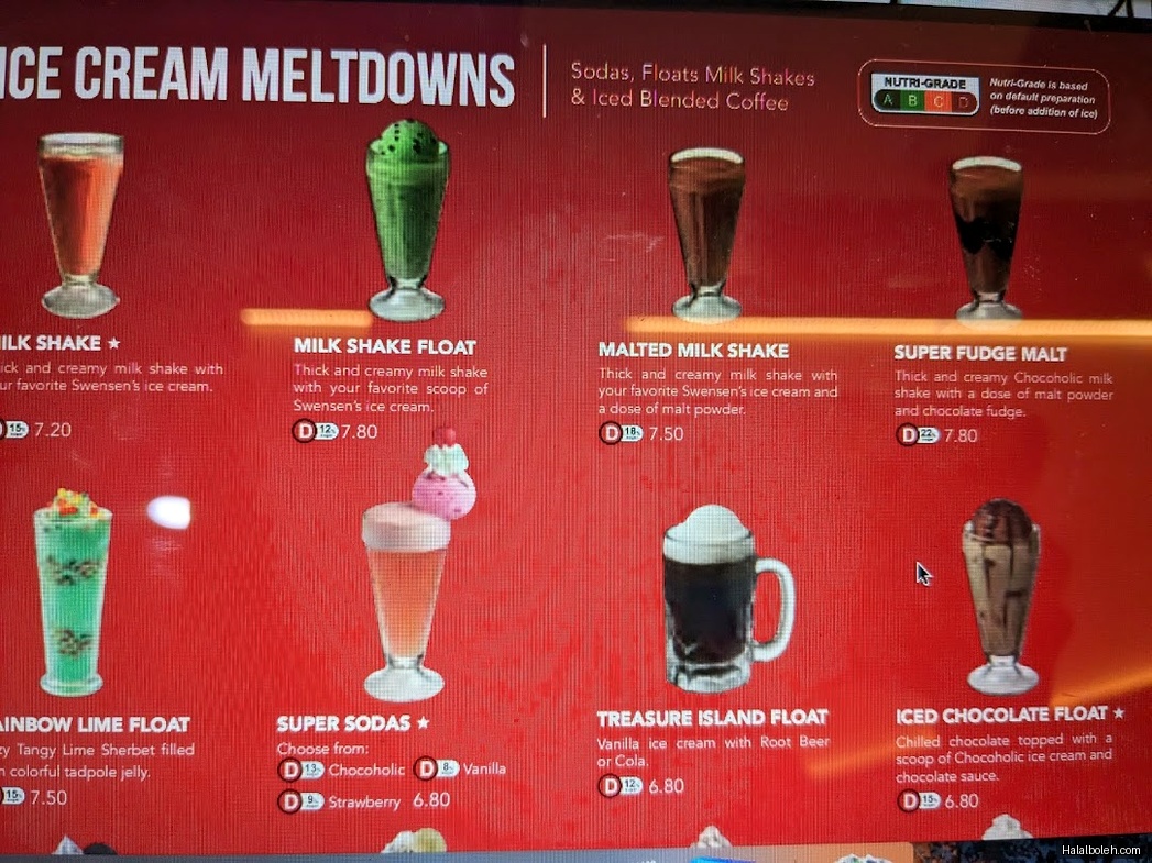 Swensen's - menu