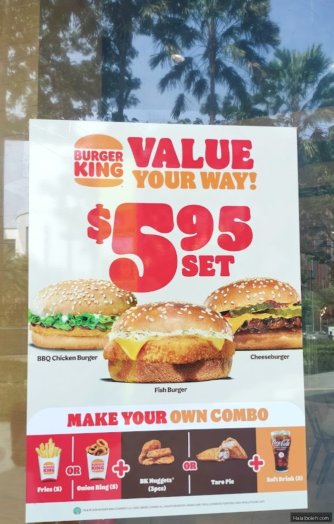 Burger King - menu