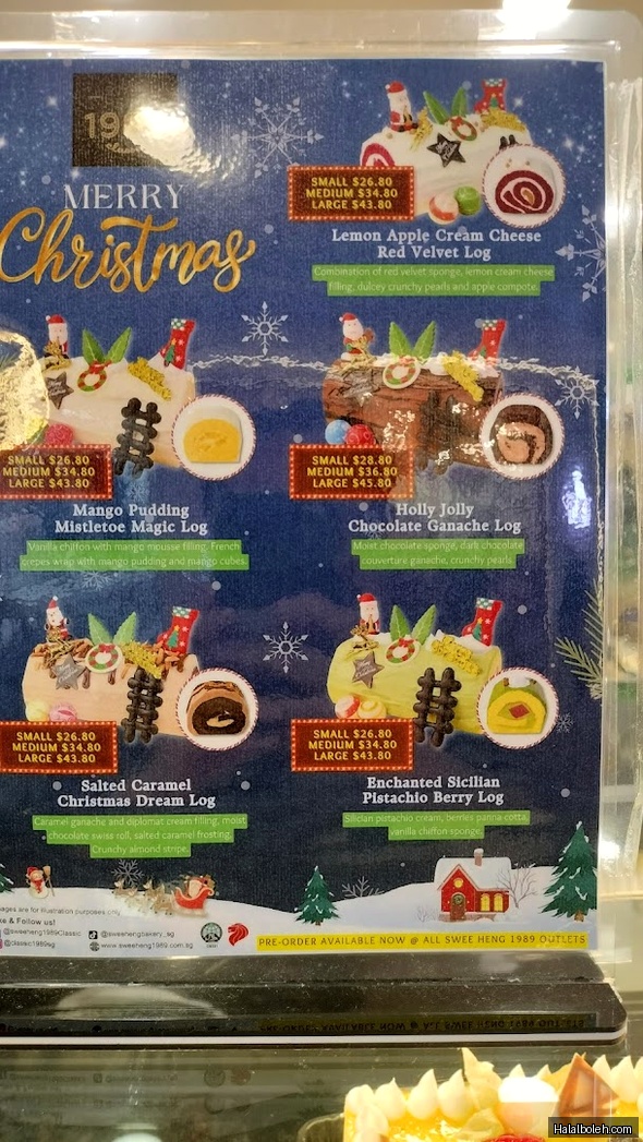 Swee Heng Bakery - menu