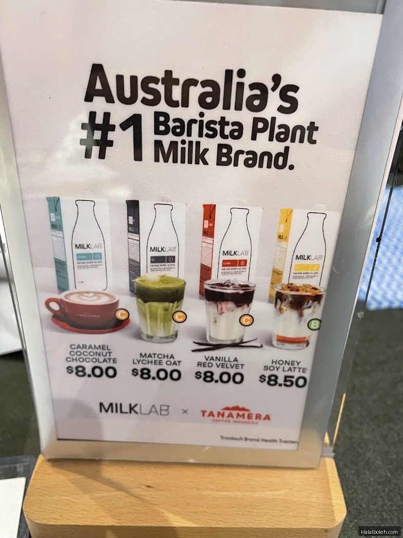 Tanamera Coffee - menu