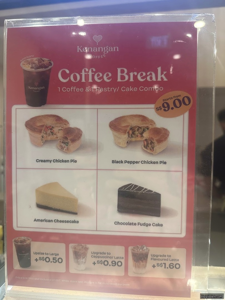 Kenangan Coffee - menu