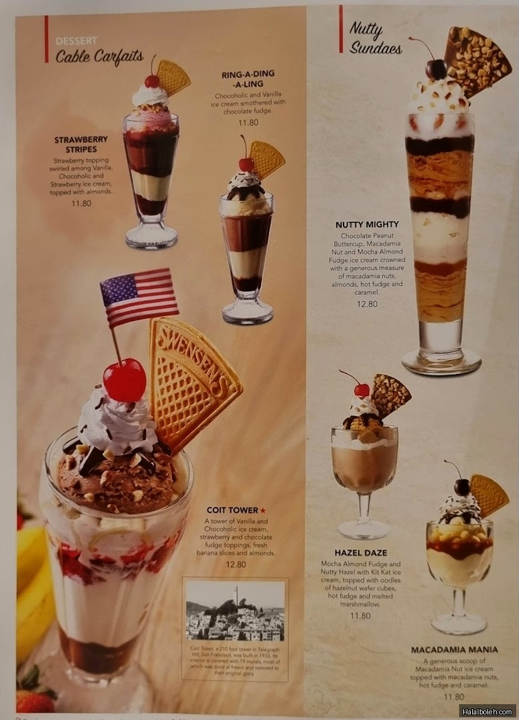Swensen's - menu
