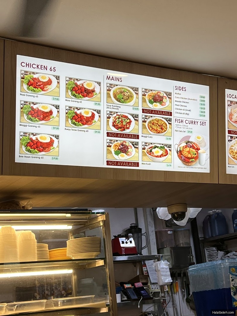 Mr Teh Tarik Express - menu