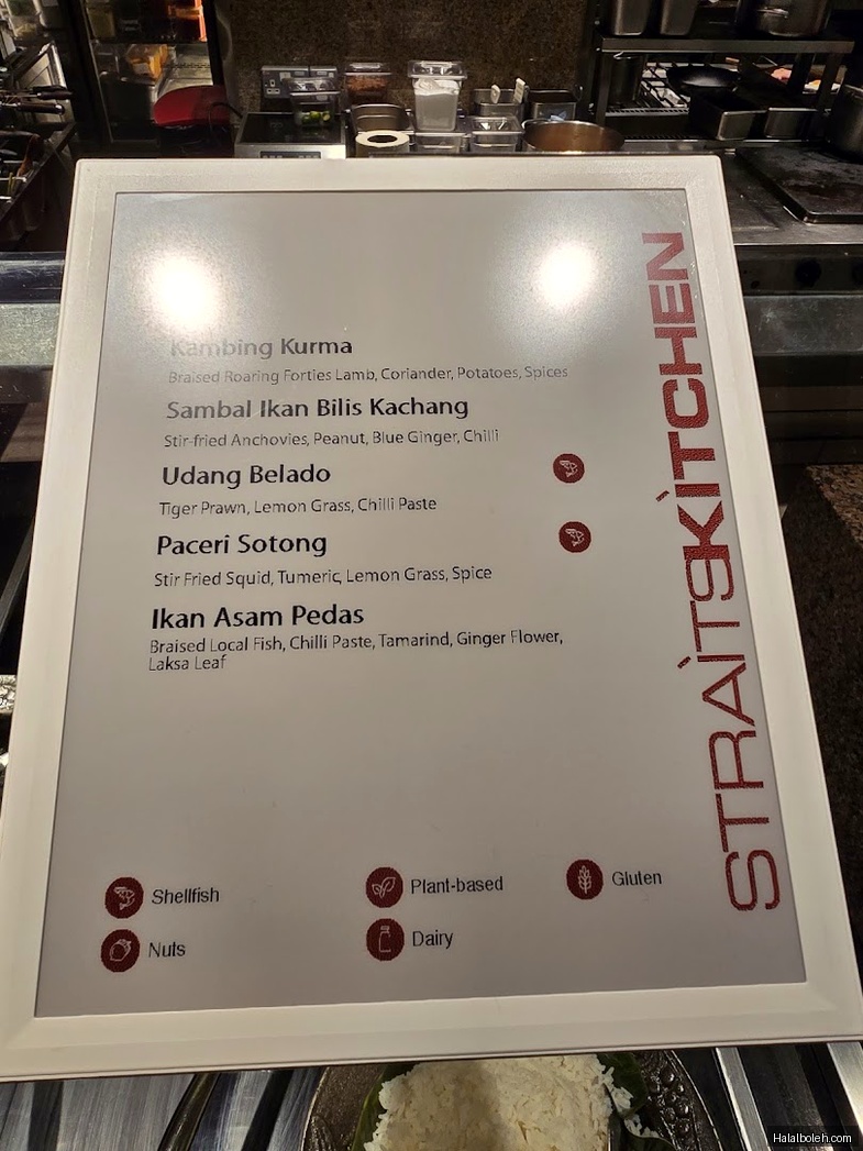 Straits Kitchen - menu