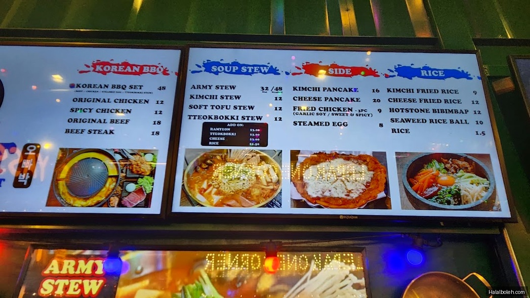 Lepak One Corner - menu