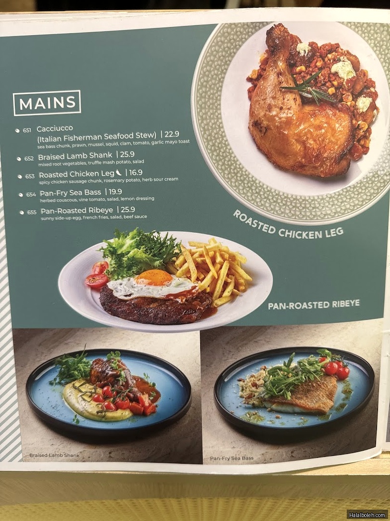 Mamma Mia Trattoria - menu