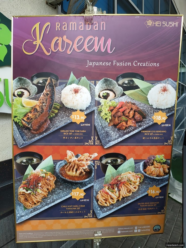 Hei Sushi - menu