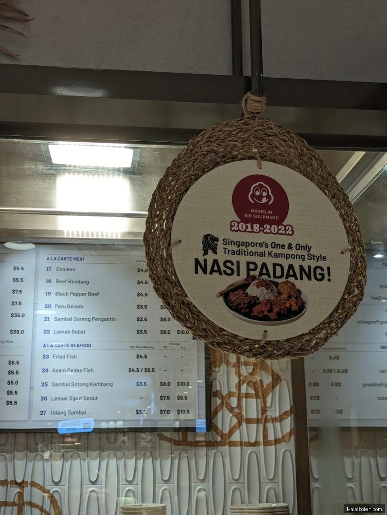 Hjh Maimunah - menu
