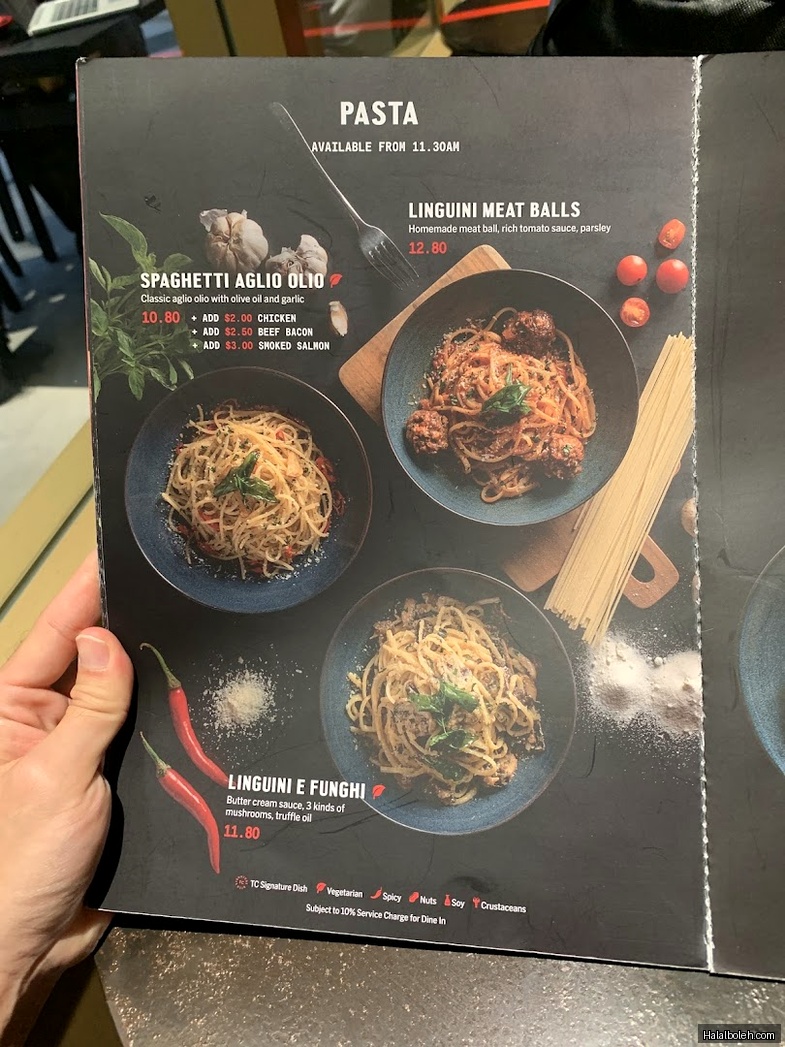 Tanamera Coffee - menu