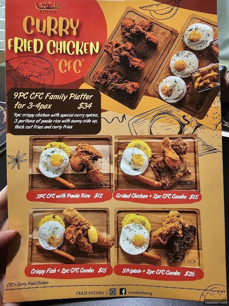 Craze Kitchen - menu