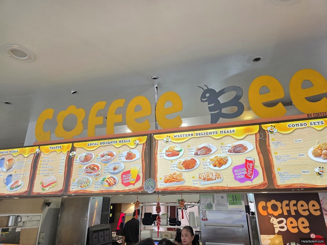 Coffee Bee at Singapore Science Centre - Menu