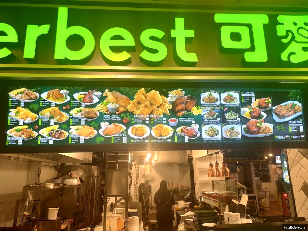 Tenderbest - menu