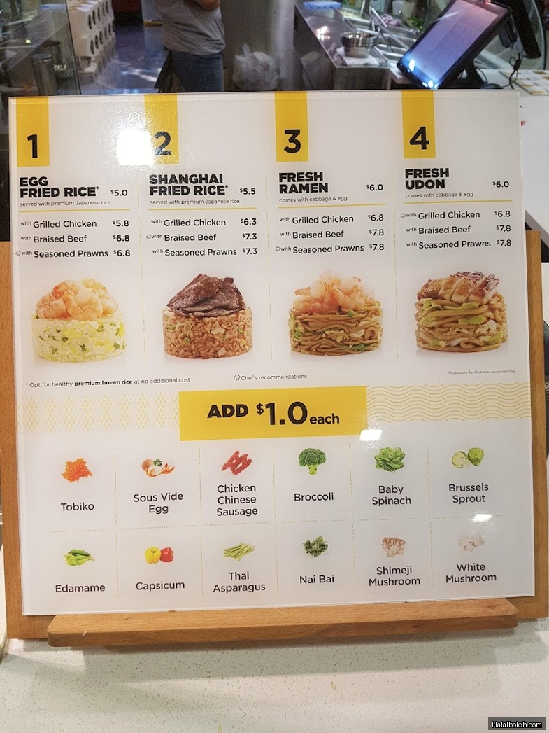 Wok Hey - menu