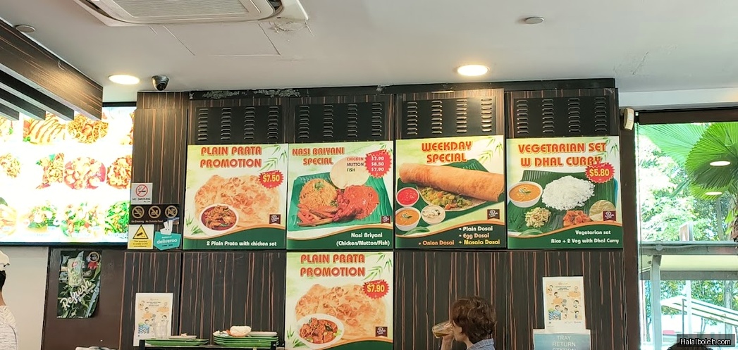 Prata Raya - menu