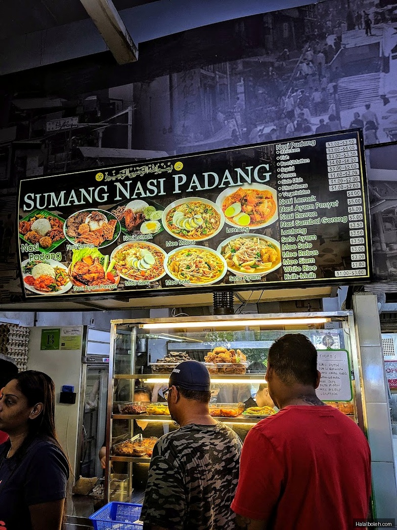 Selera Sumang - menu
