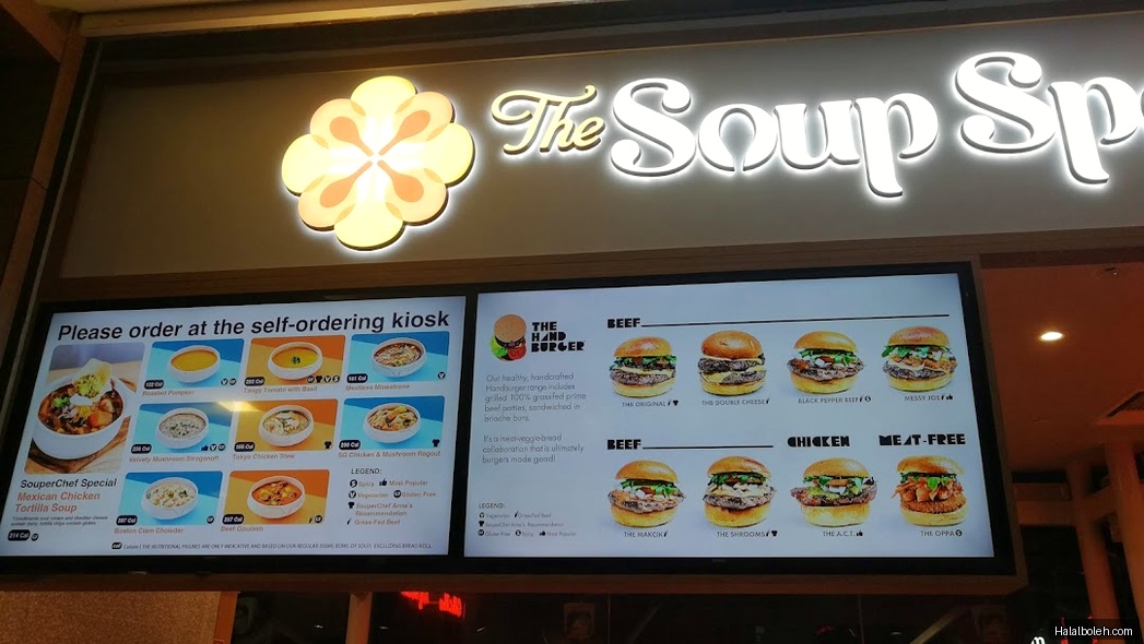 The Soup Spoon - menu