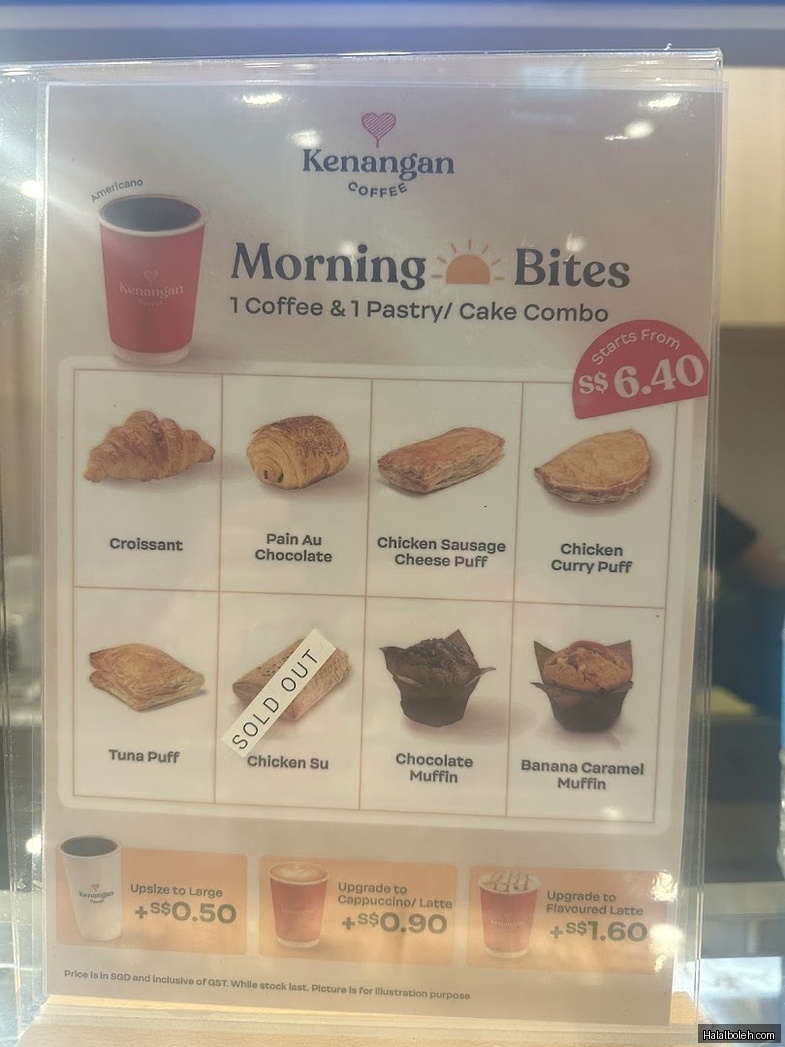 Kenangan Coffee - menu