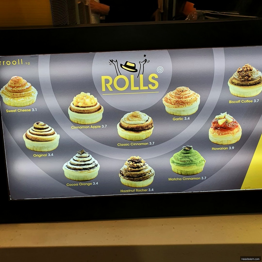 rrooll - menu
