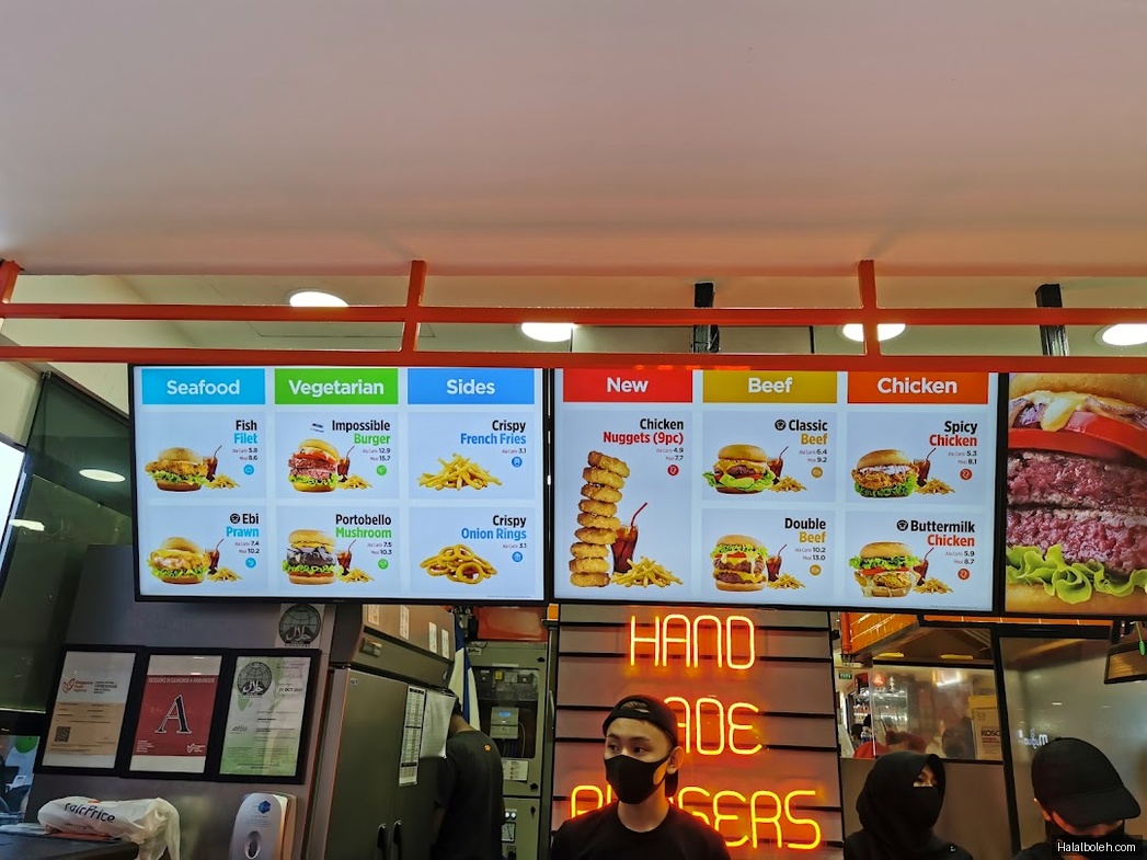 Ordinary Burgers - menu