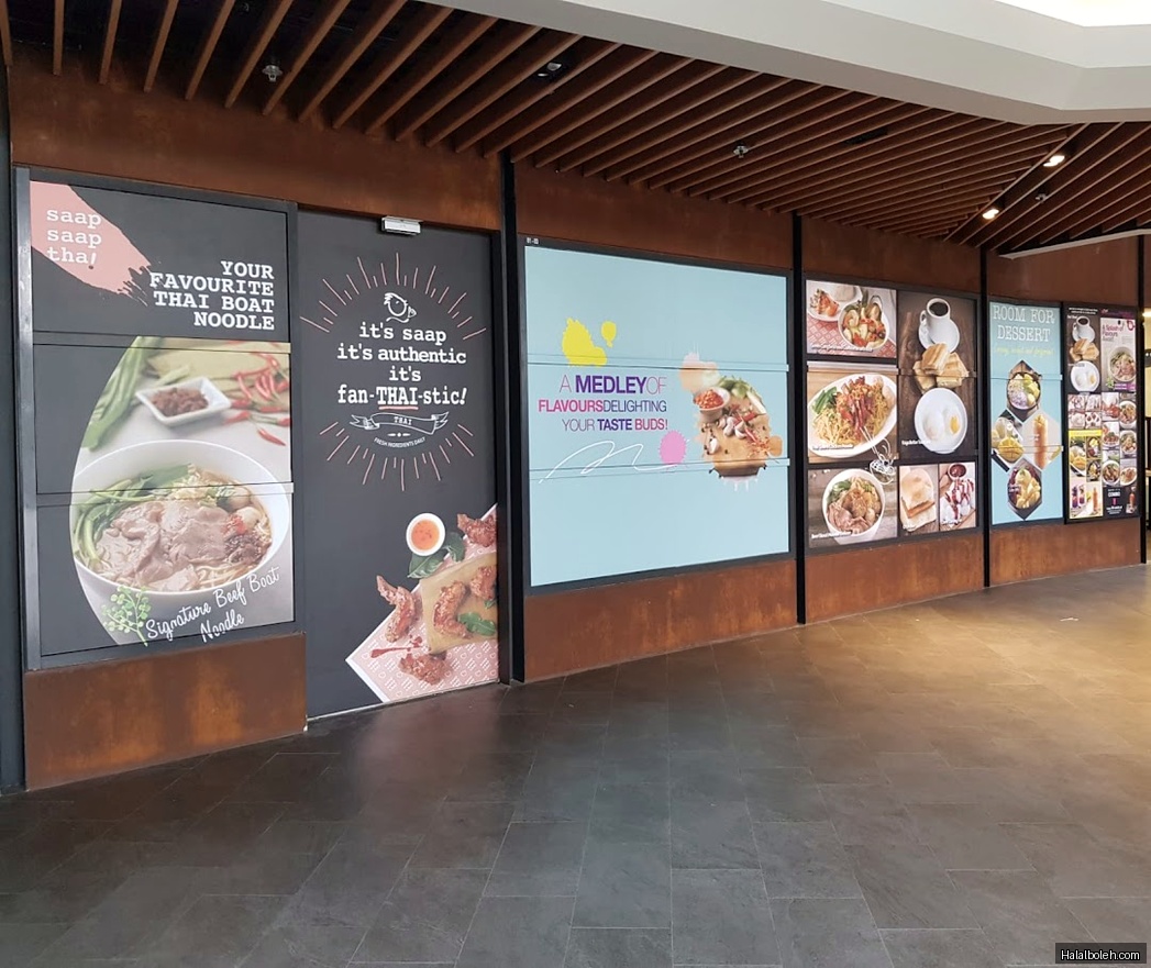 Saap Saap Thai - menu