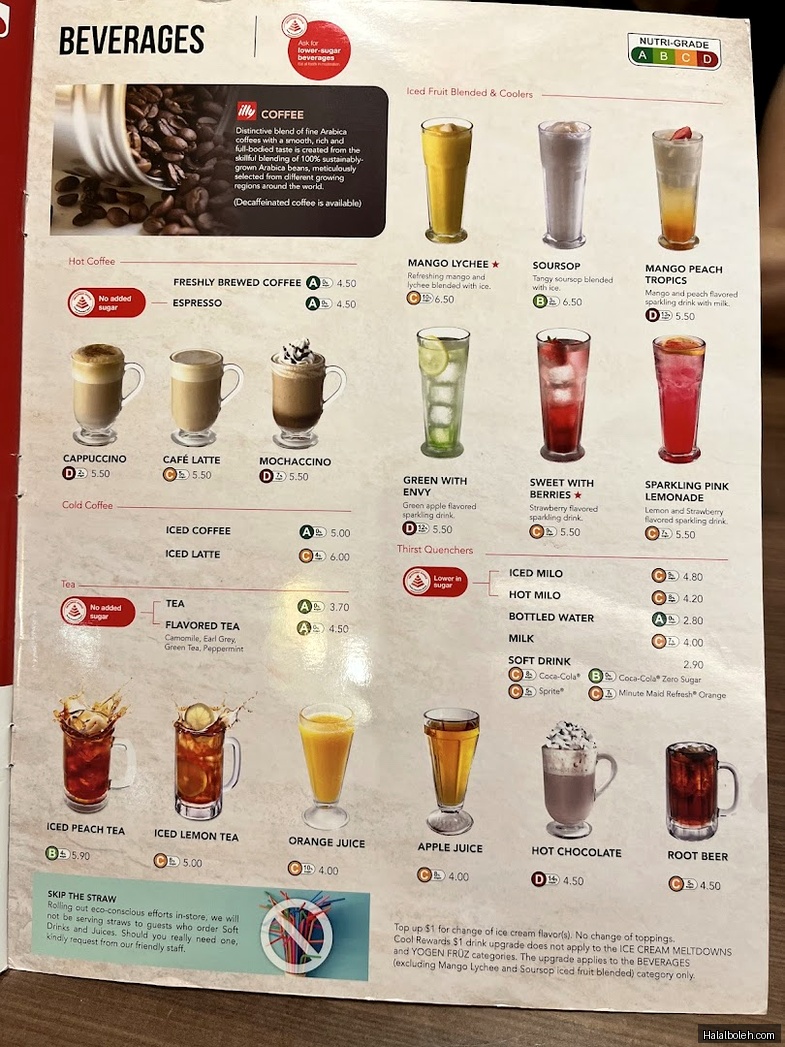 Swensen's - menu