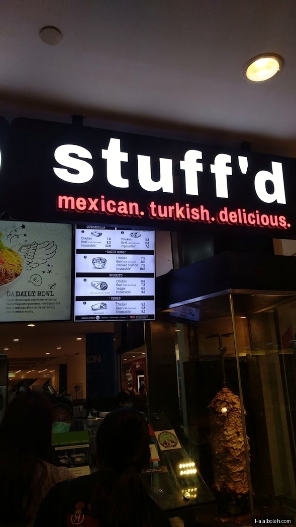 Stuff'd - menu