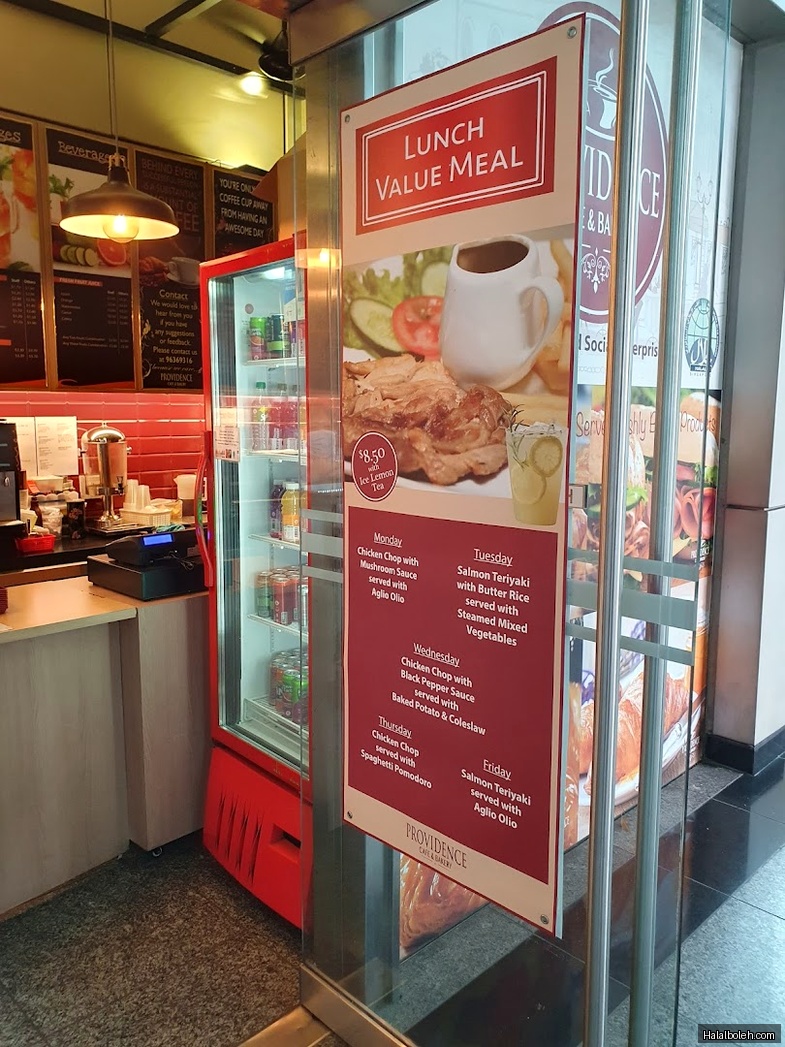 Providence Cafe & Bakery - menu