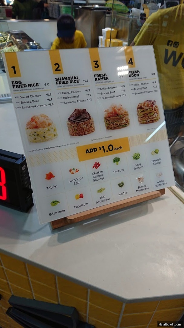 Wok Hey - menu
