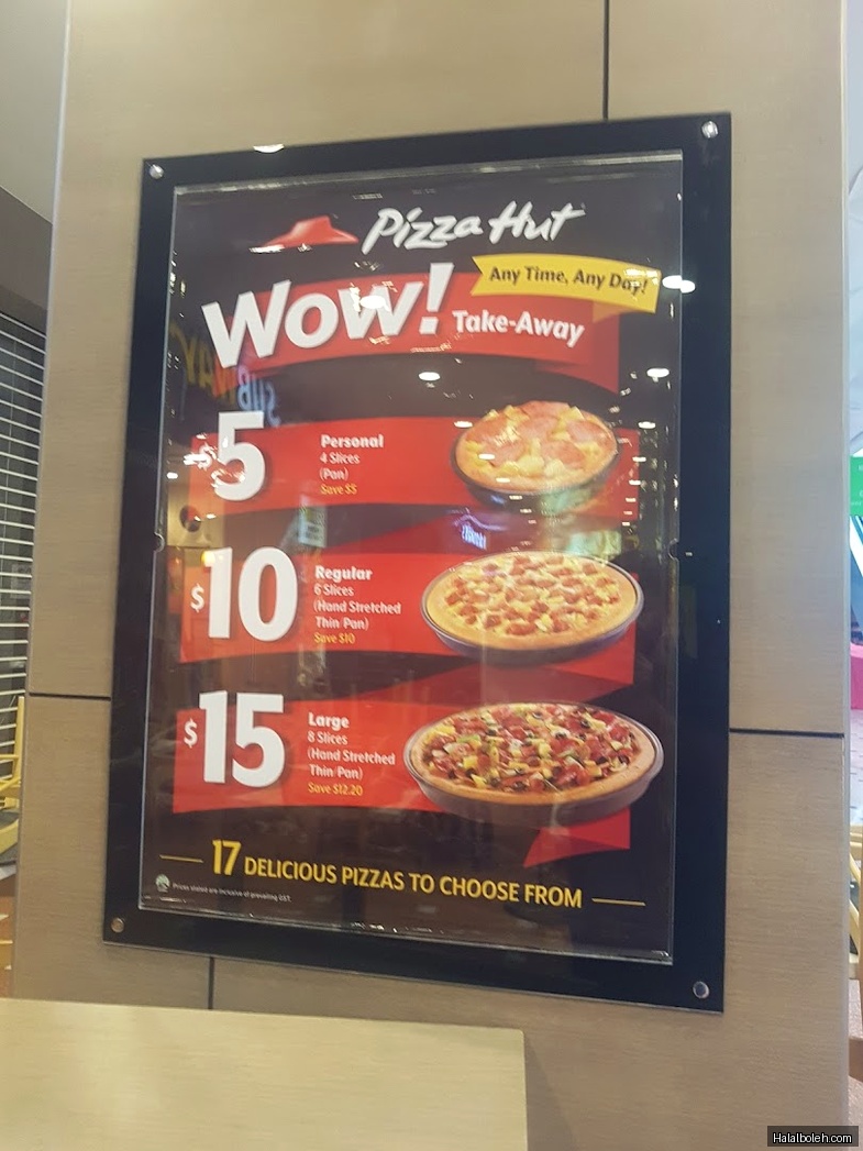 Pizza Hut - menu