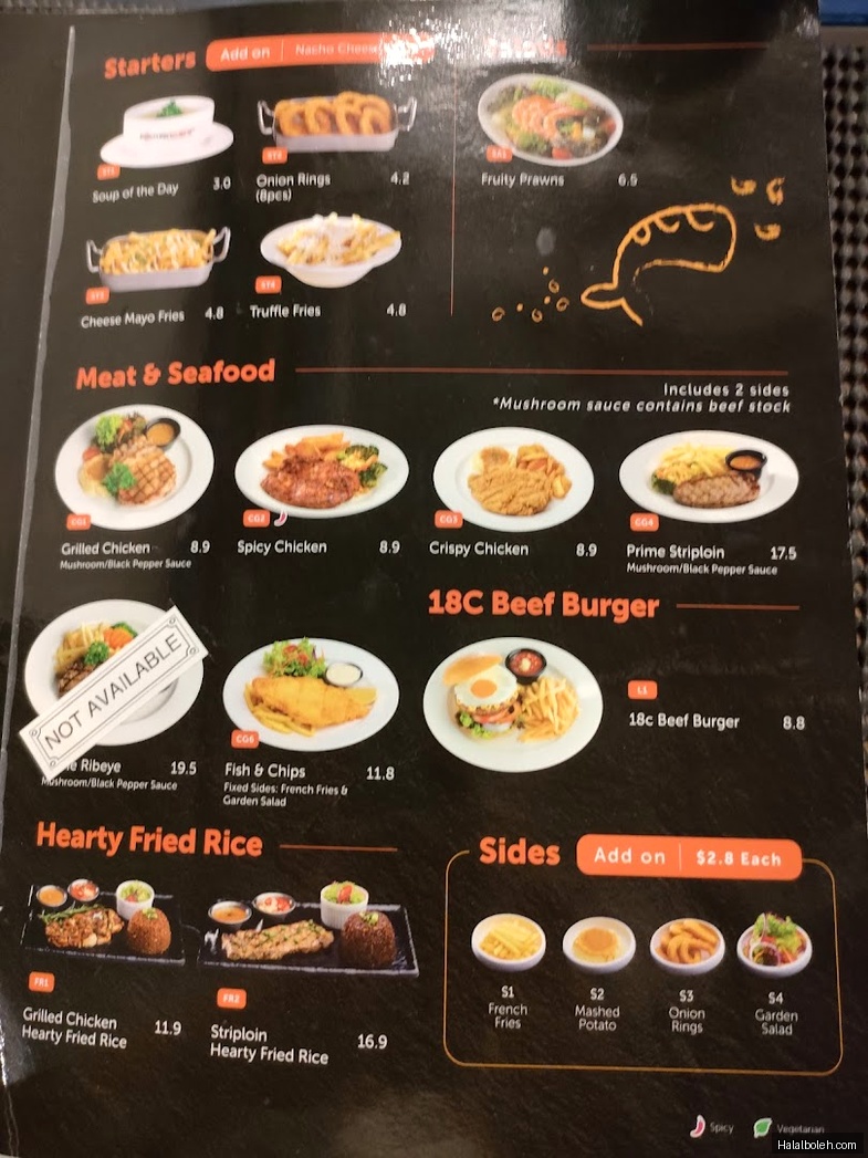 Eighteen Chefs - general