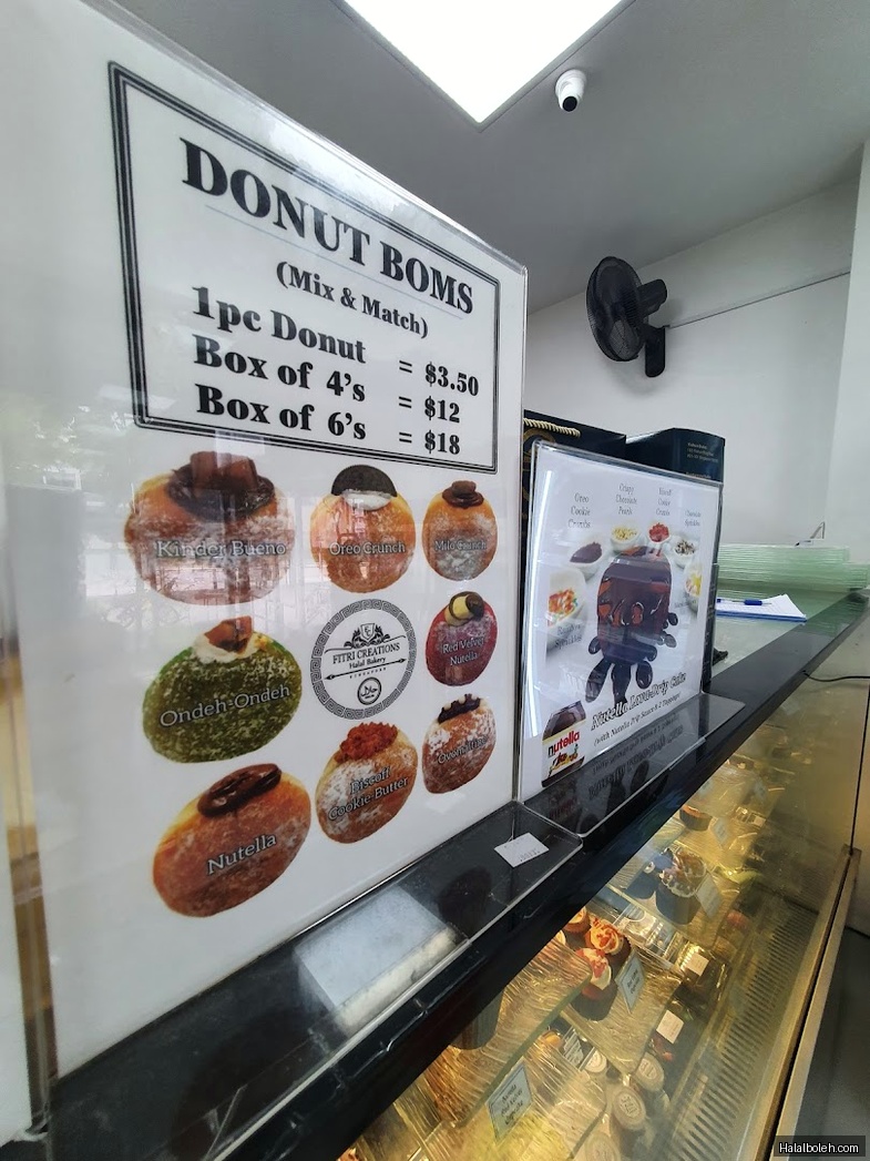 Fitri Creations Halal Bakery - menu