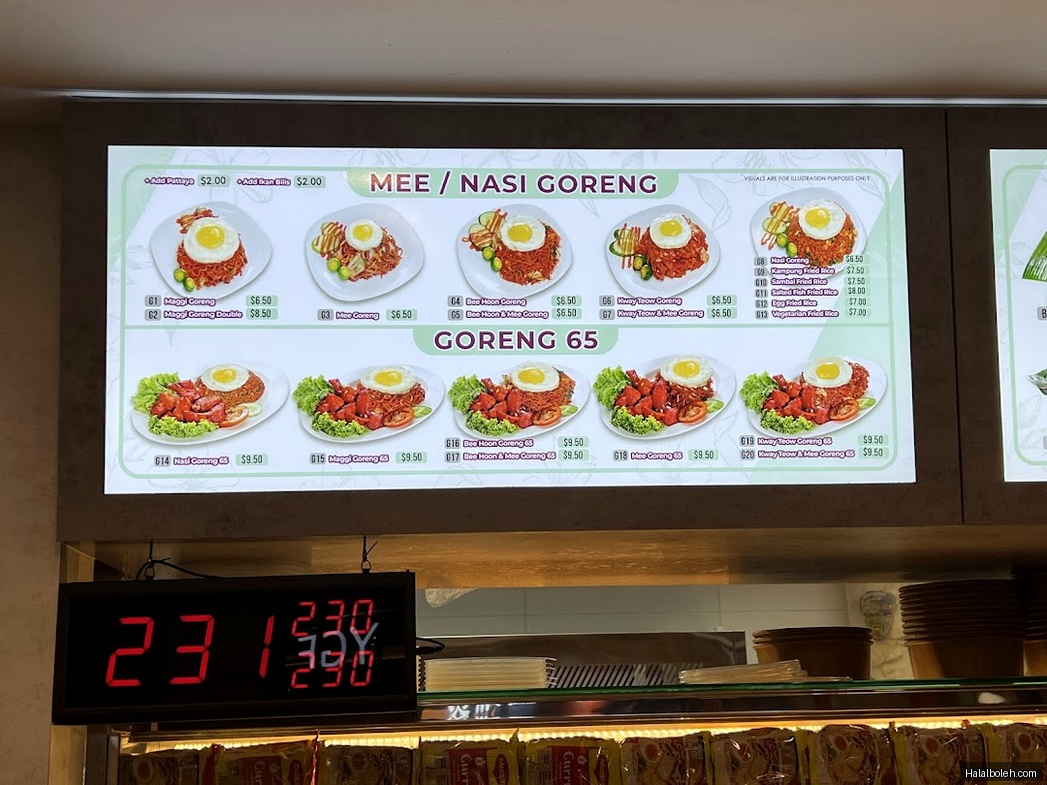 Mr Teh Tarik Express - menu