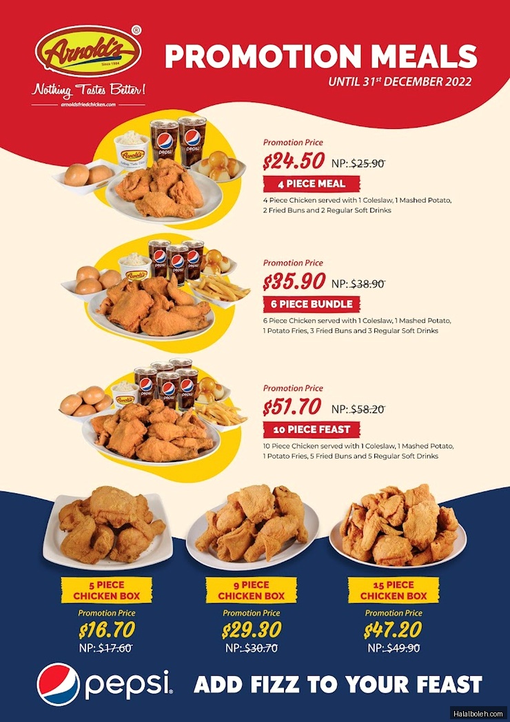 Arnold's Fried Chicken - menu