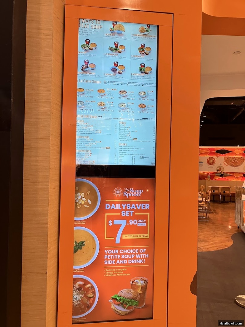 The Soup Spoon - menu